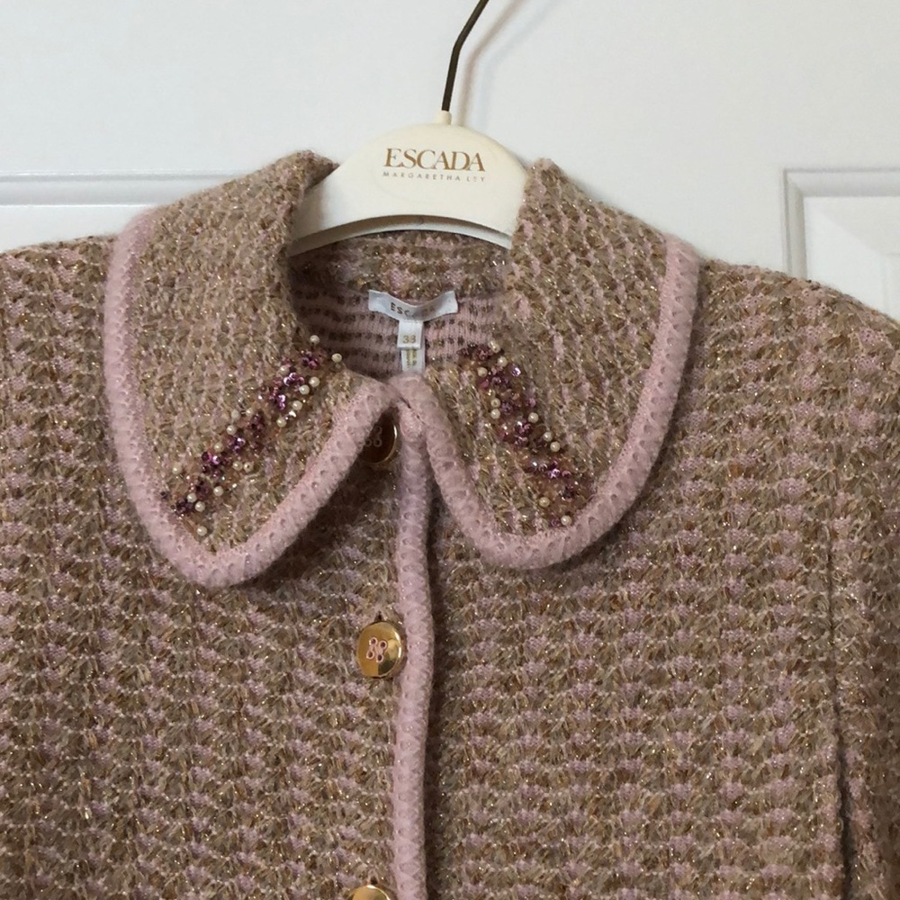 Escada Tweed Cardigan/Blazer - Picture 10 of 12